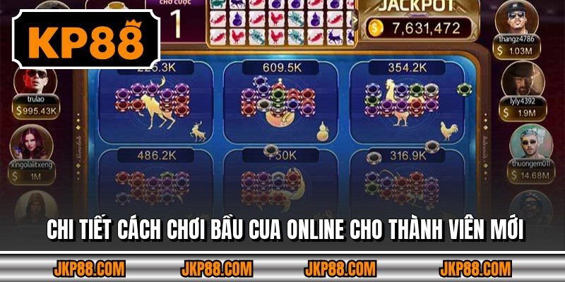 Chi tiết cách chơi bầu cua online cho thành viên mới